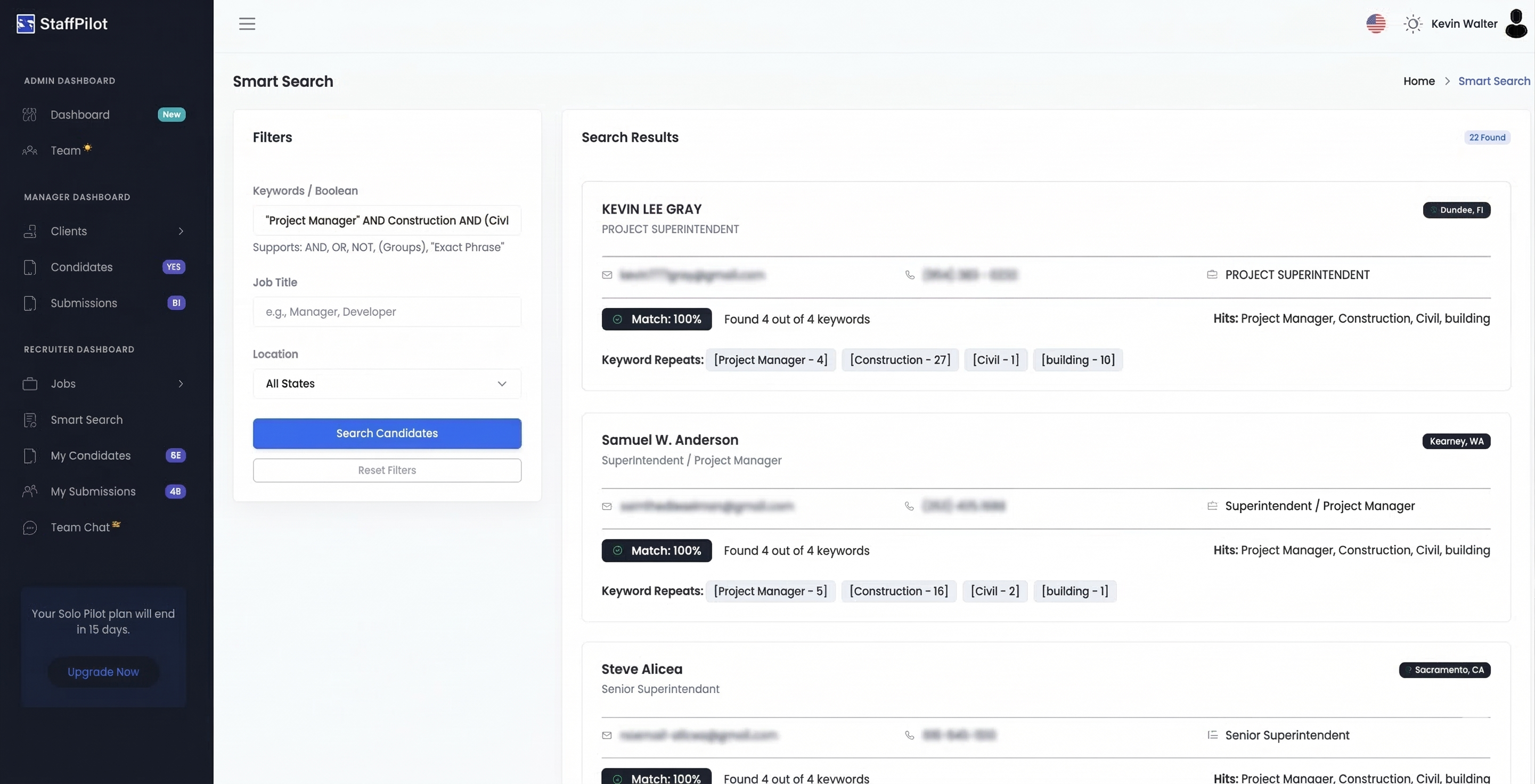 Smart Search Screenshot